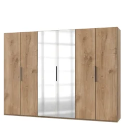 6-türiger Kleiderschrank in Plankeneiche - Dagidoyo