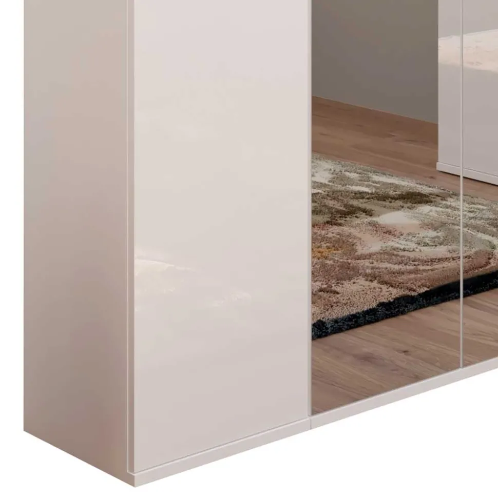 8-türiger Kleiderschrank kompakt - Ejulia (dreiteilig)