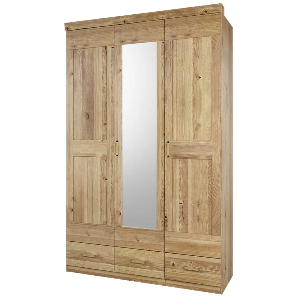 3-türiger Kleiderschrank mit 3 Schubladen - Zamron