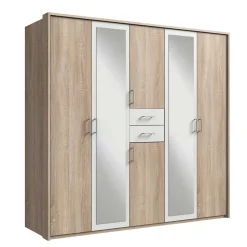 6-türiger Kleiderschrank mit zwei Schubladen - Coint