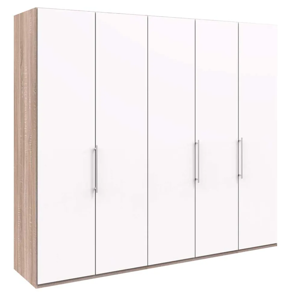 3-türiger Kleiderschrank mit Falttüren - Vaclyn