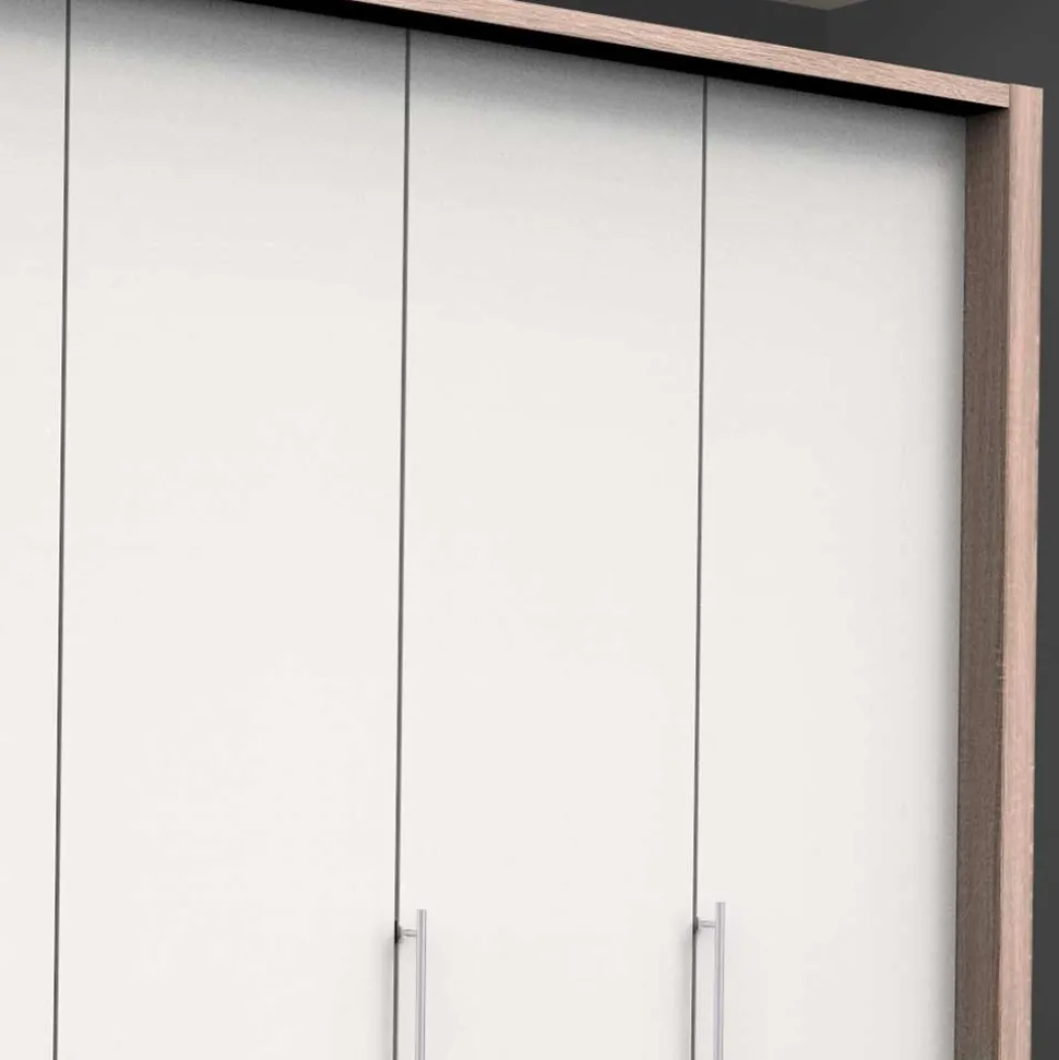 3-türiger Kleiderschrank mit Falttüren - Vaclyn