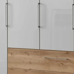 4-türiger Kleiderscrhank mit drei Schubladen - Eyes