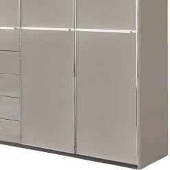 7-türiger Kombi-Kleiderschrank 345 cm breit - Nucina