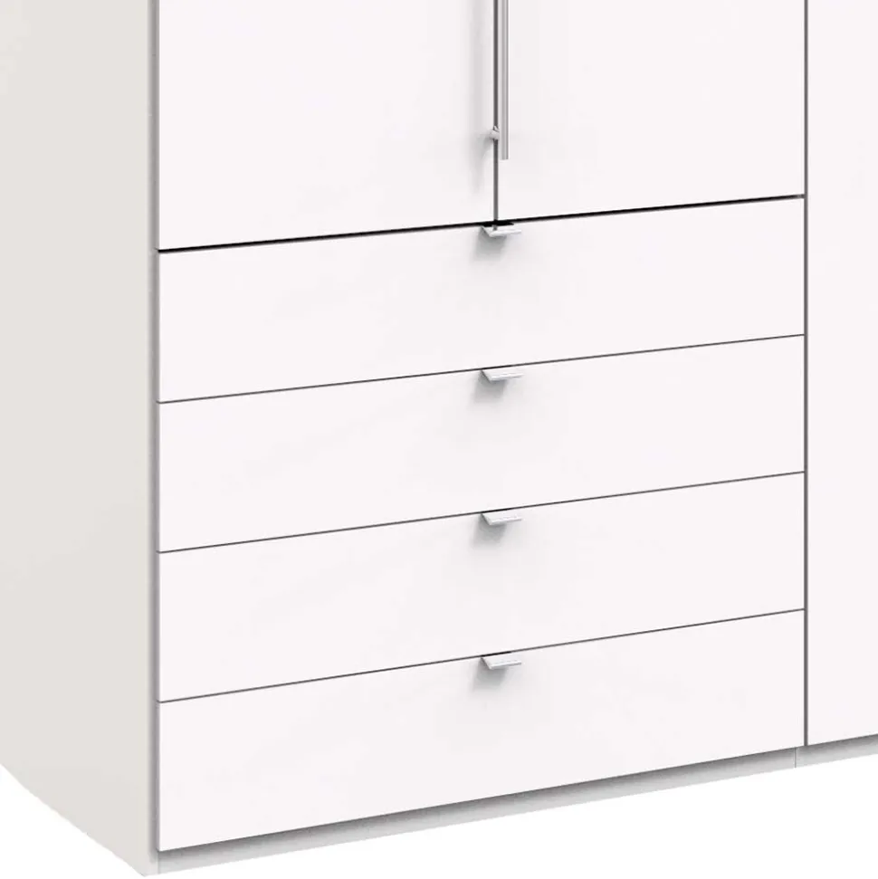 2-türiger Schlafzimmer Falttürenschrank in Weiß - Donpiave