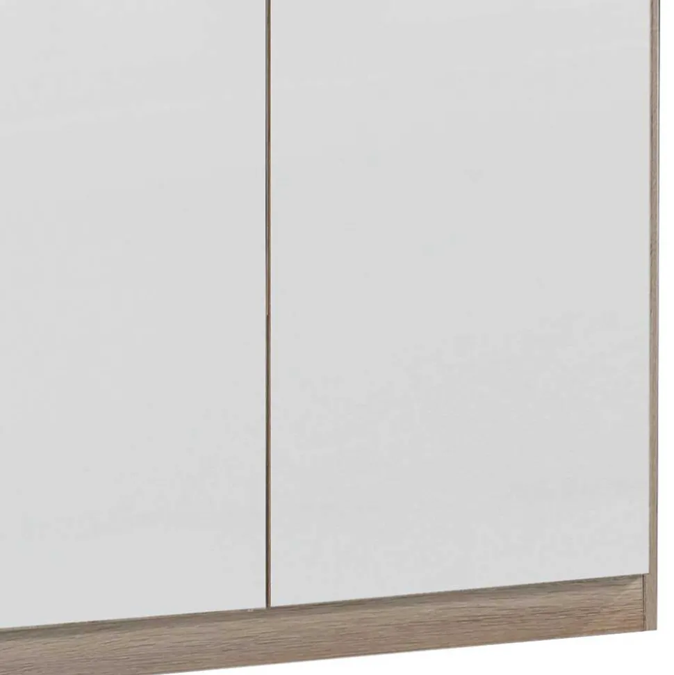 2-türiger Schlafzimmerschrank in Weiß Hochglanz - Grands