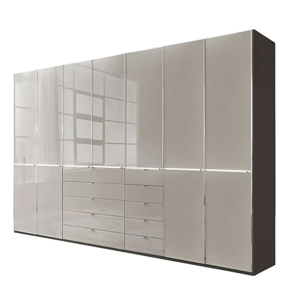 7-türiger Schlafzimmer-Schrank zweifarbig - Korcula