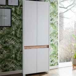 4-türiger Schrank für Schuhe in Weiß - Etravia