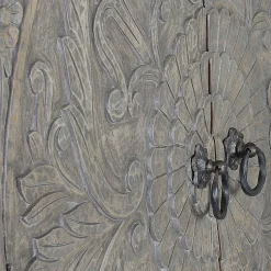 2-türiger Schrank in Grey Wash Holz - Liberatos