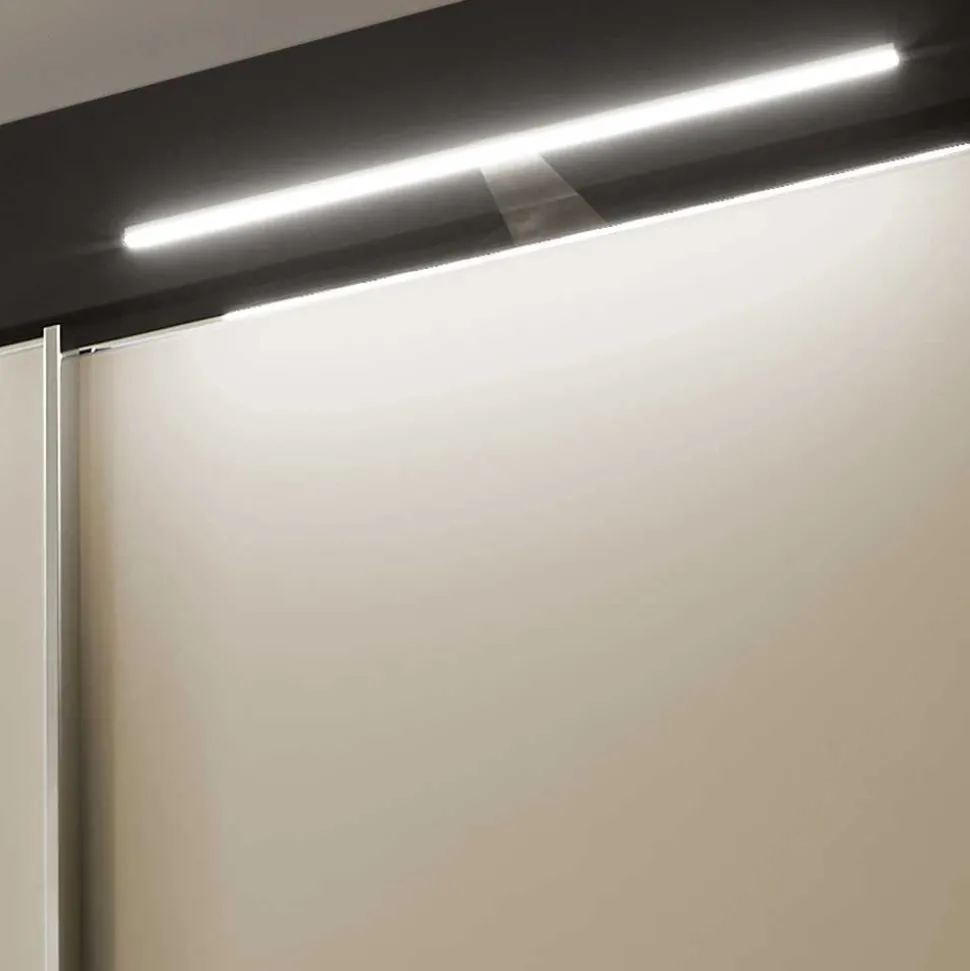 4-türiger Schwebetüren-Schrank mit Glas Front - Scolari