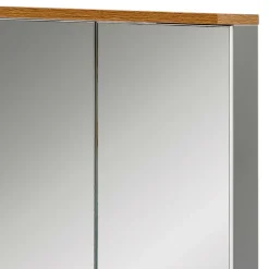 3-türiger Spiegel Badschrank 71 cm breit - Nienzo