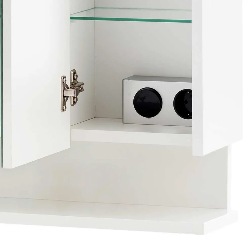 3-türiger Spiegelschrank mit Ablage - Asinaras