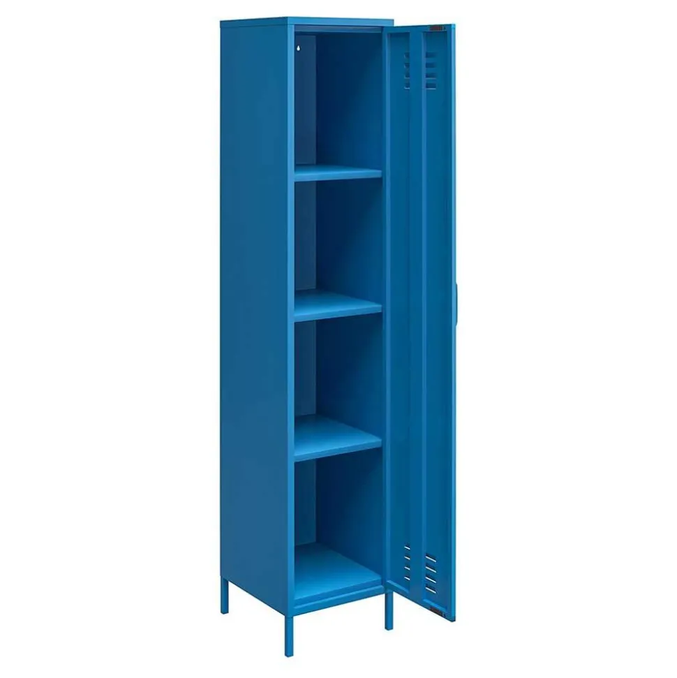1-türiger Spindschrank in Blau - Datinel