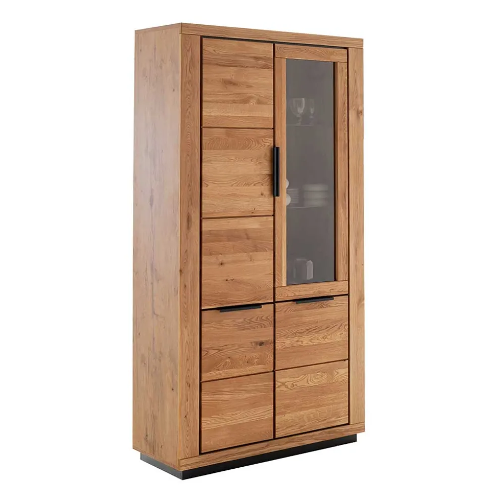 4-türiger Vitrinenschrank teilmassiv - Vlacoma