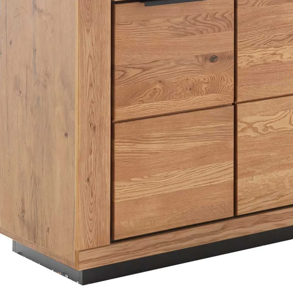 4-türiger Vitrinenschrank teilmassiv - Vlacoma