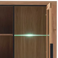 4-türiger Vitrinenschrank teilmassiv - Vlacoma