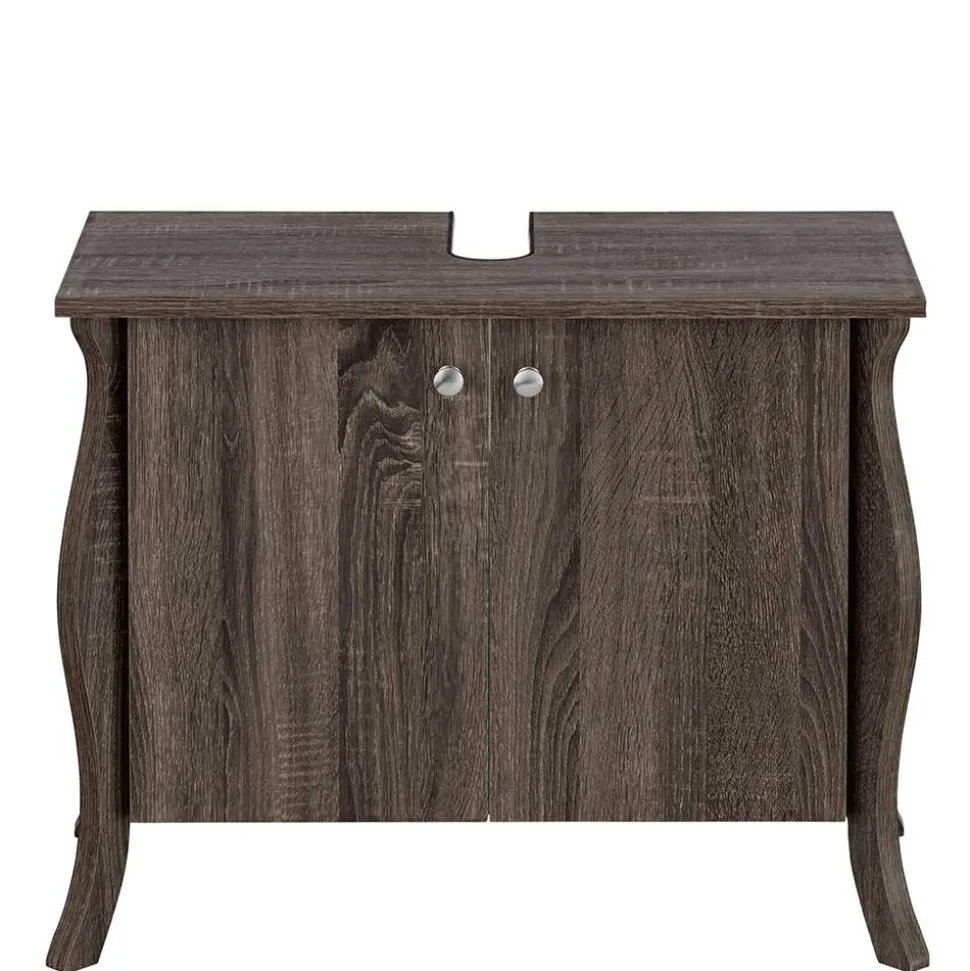 2-türiger Waschbeckenschrank in Eiche Grau NB - Fionora