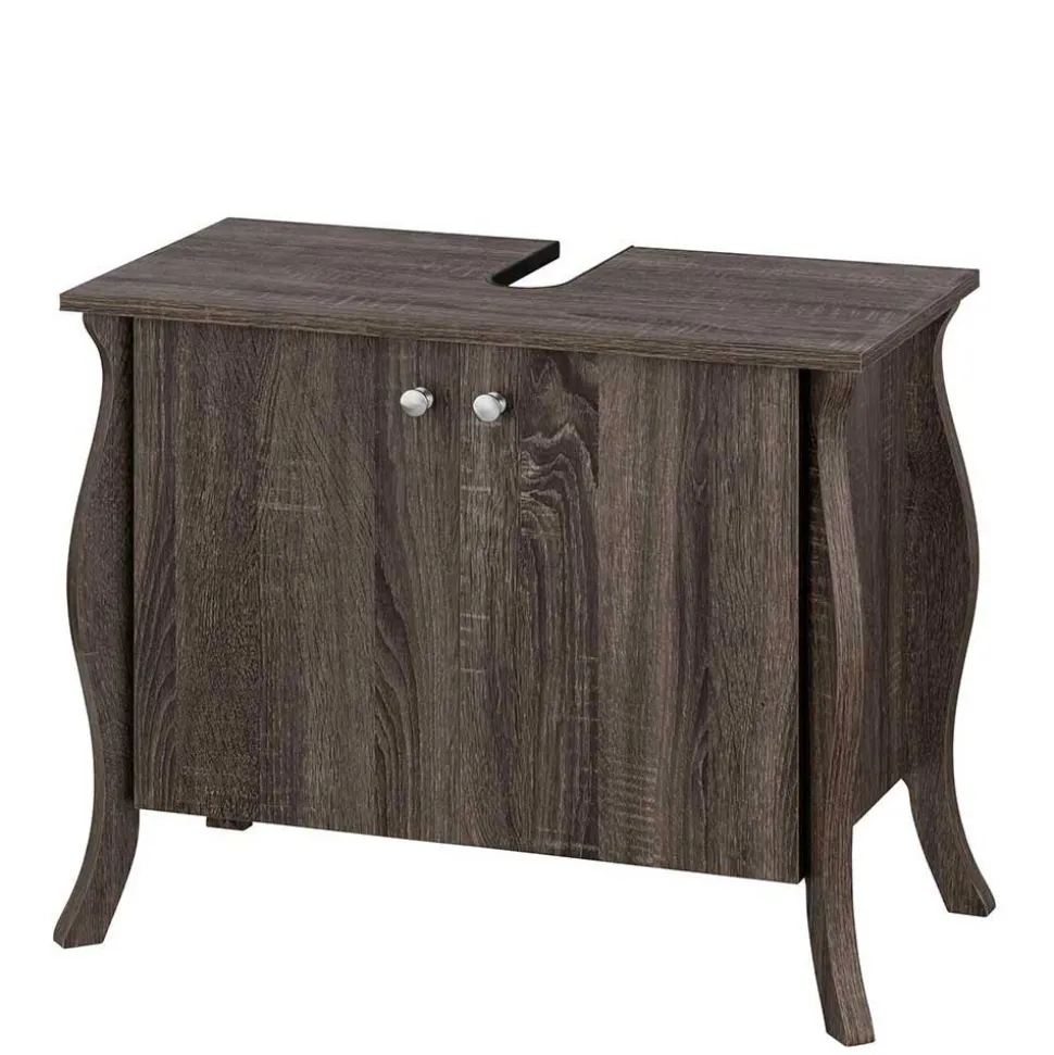 2-türiger Waschbeckenschrank in Eiche Grau NB - Fionora