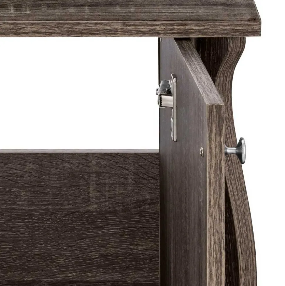 2-türiger Waschbeckenschrank in Eiche Grau NB - Fionora