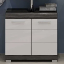 2-türiger Waschbeckenunterschrank 60x56x34 cm - Nancys