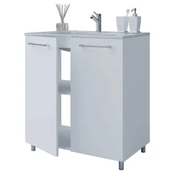 2-türiger Waschtisch mit Einlassbecken - Ipsum