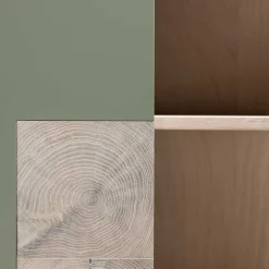 2-türiger Wohnzimmer Hängeschrank in Grau - Ajevos