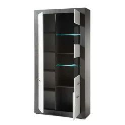 3-türiger Wohnzimmer Schrank mit Glas - Istensa