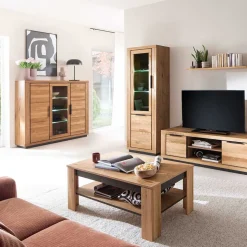 3-türiger Wohnzimmerschrank 153x142x40 cm - Vlacoma