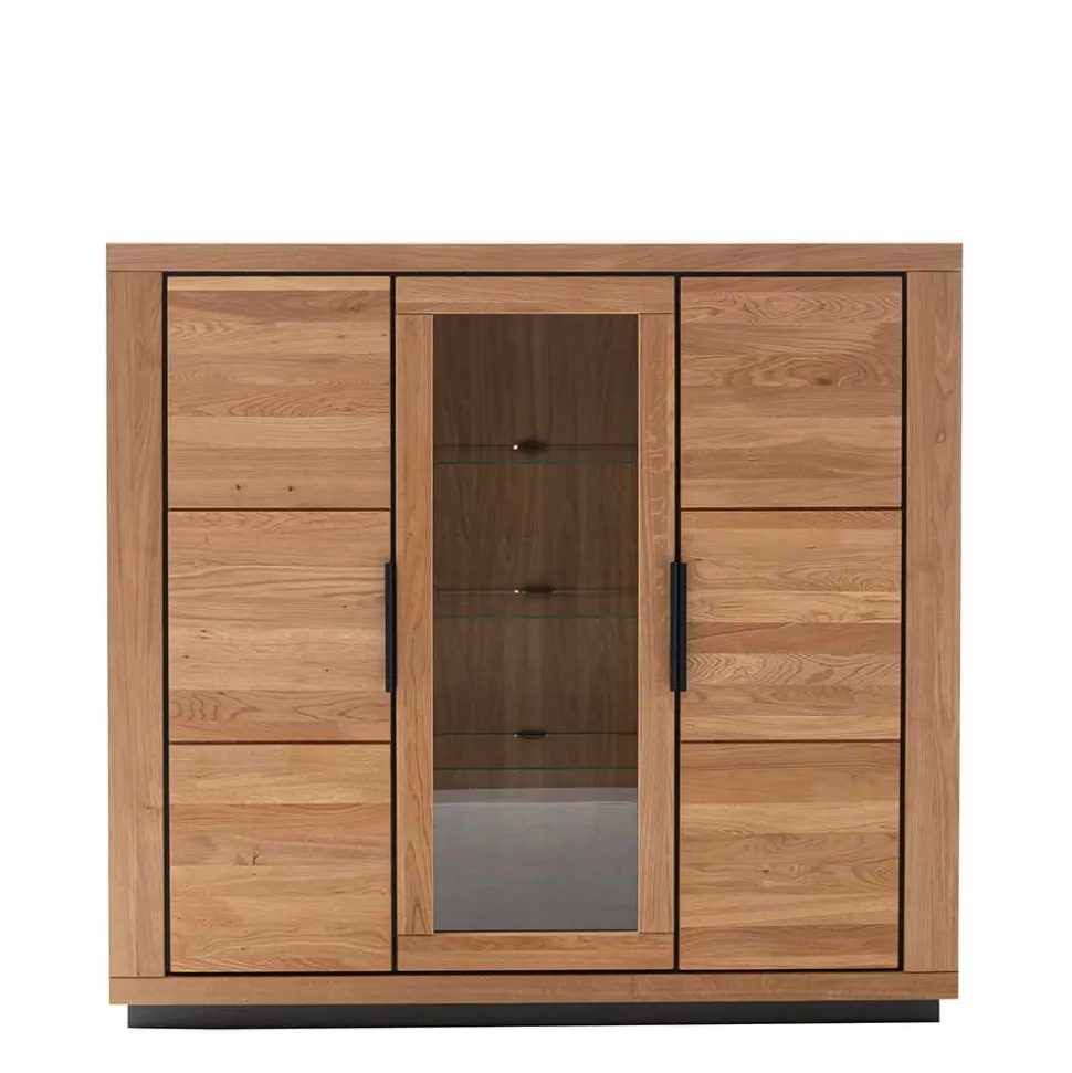 3-türiger Wohnzimmerschrank 153x142x40 cm - Vlacoma