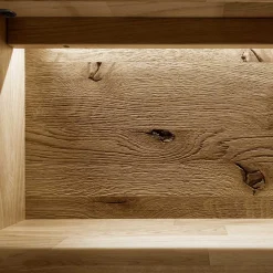 2-türiger Wohnzimmerschrank mit LED Beleuchtung - Xeddos