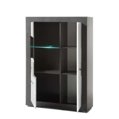 3-türiges Highboard mit Glas Einsatz - Istensa