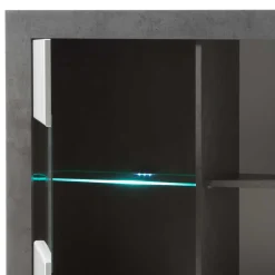 3-türiges Highboard mit Glas Einsatz - Istensa