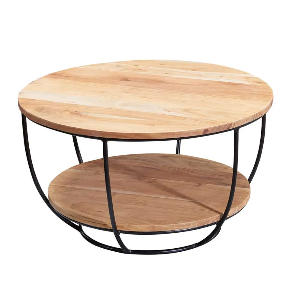 Trommelform Couchtisch mit offenem Gestell - Mojito