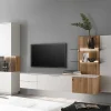 TV Anbauwand Designmöbel Set - Miloris (dreiteilig)