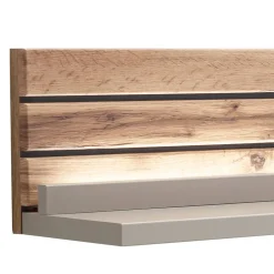 TV Anbauwand Möbel in Grau - Teorina (dreiteilig)