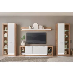 TV Anbauwand Set - Adejano (vierteilig)