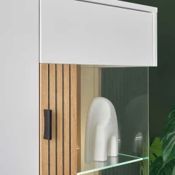 TV Anbauwand Set modern - Nenaloro (vierteilig)