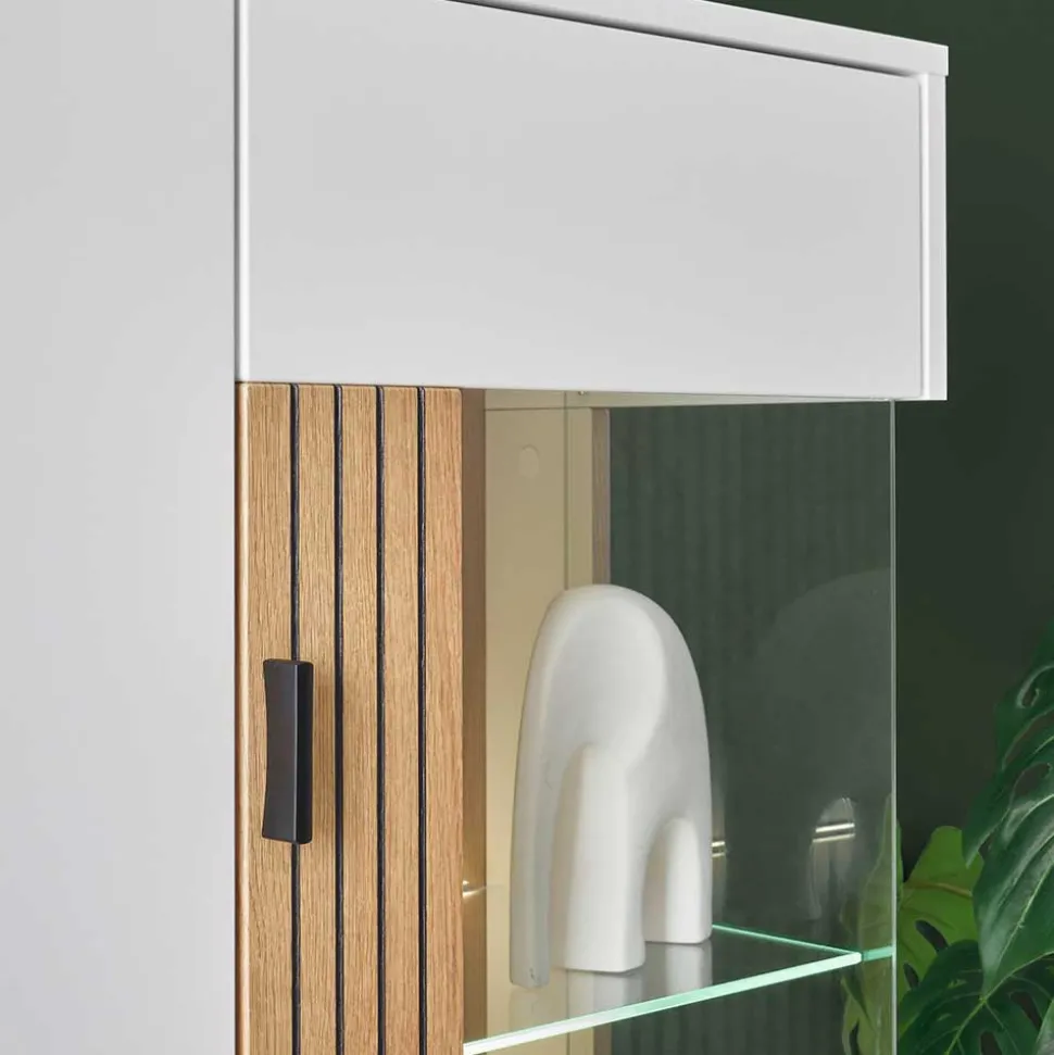 TV Anbauwand Set modern - Nenaloro (vierteilig)