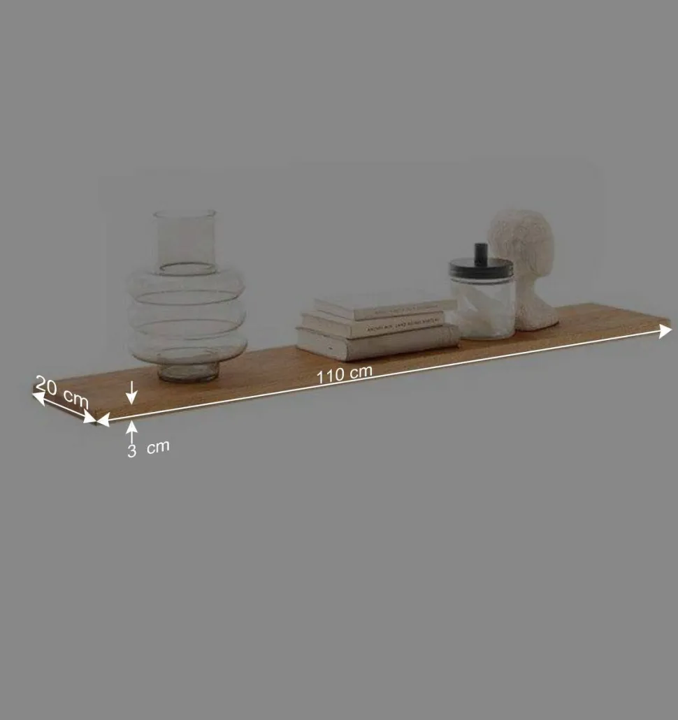 TV Anbauwand teilmassiv Set - Vlacoma (vierteilig)