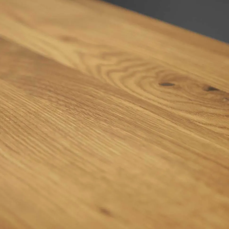 TV Board aus Wildeiche Massivholz & MDF - Diesta