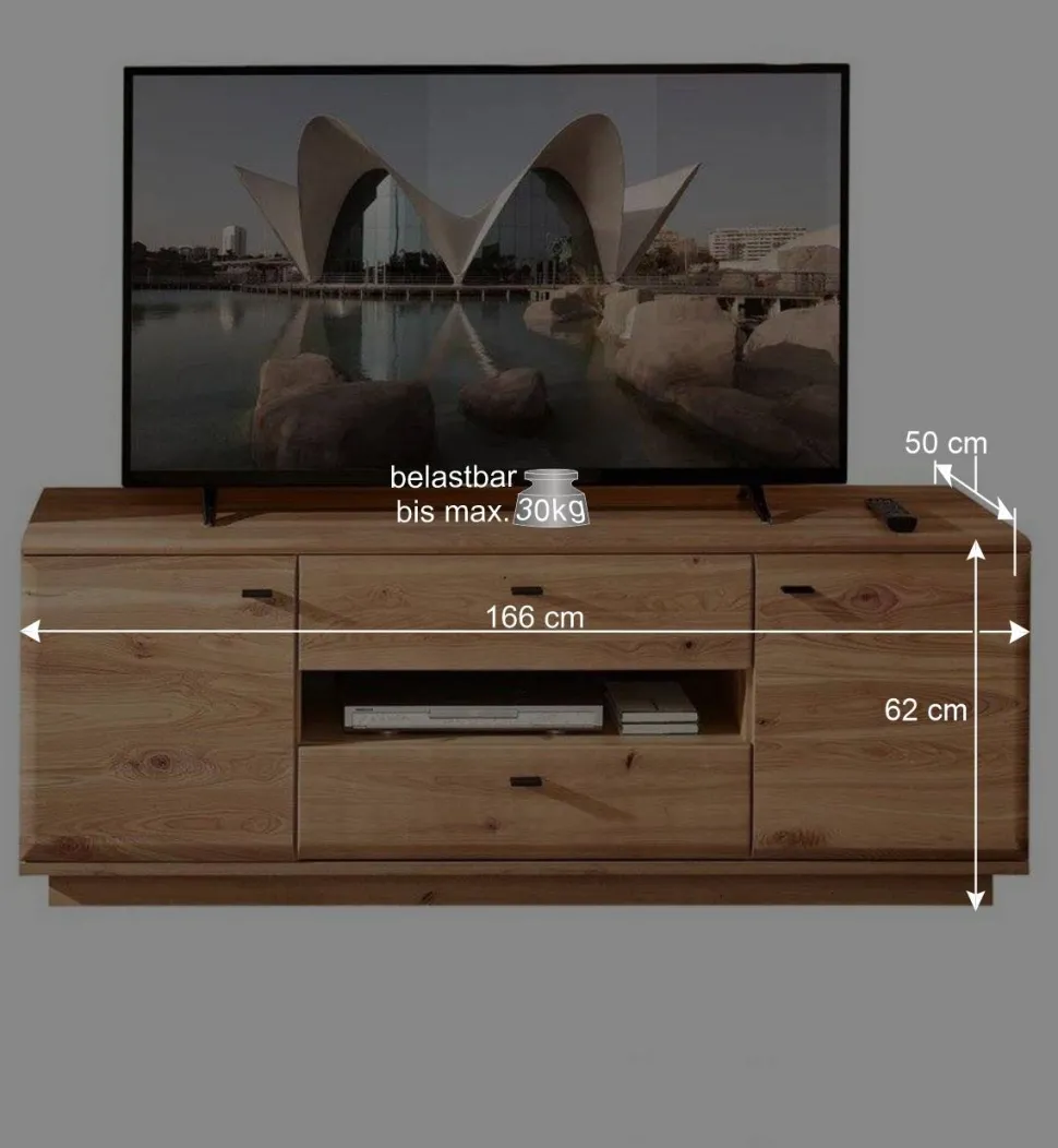 TV Board in Esche und Wildeiche - Cassna