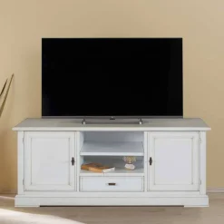 TV Kommode in Antikweiß - Annot