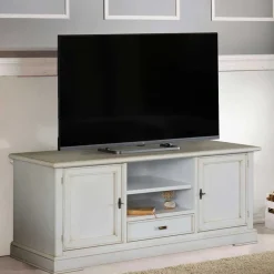 TV Kommode in Antikweiß - Annot