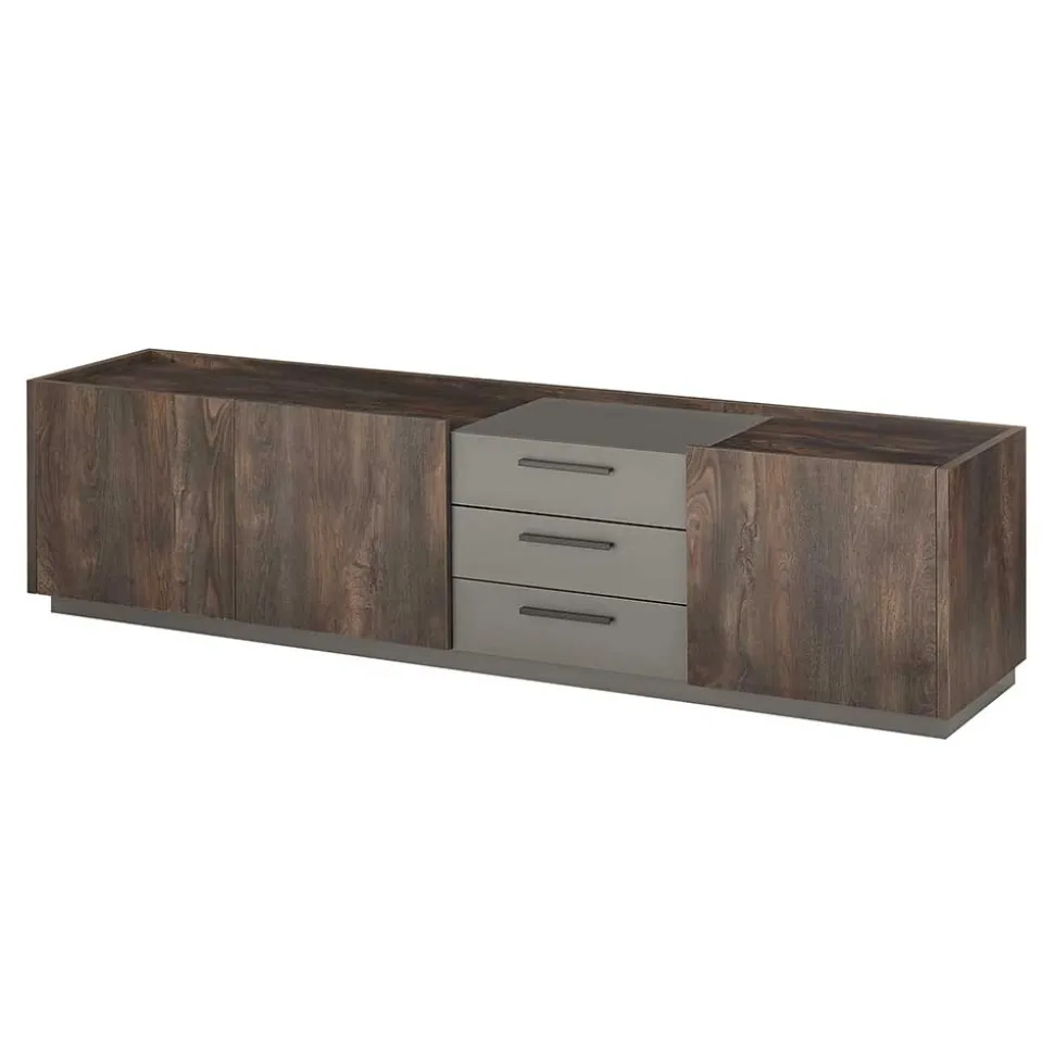 TV Kommode und Hängeschränke Set - Mundo (dreiteilig)