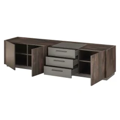 TV Kommode und Hängeschränke Set - Mundo (dreiteilig)