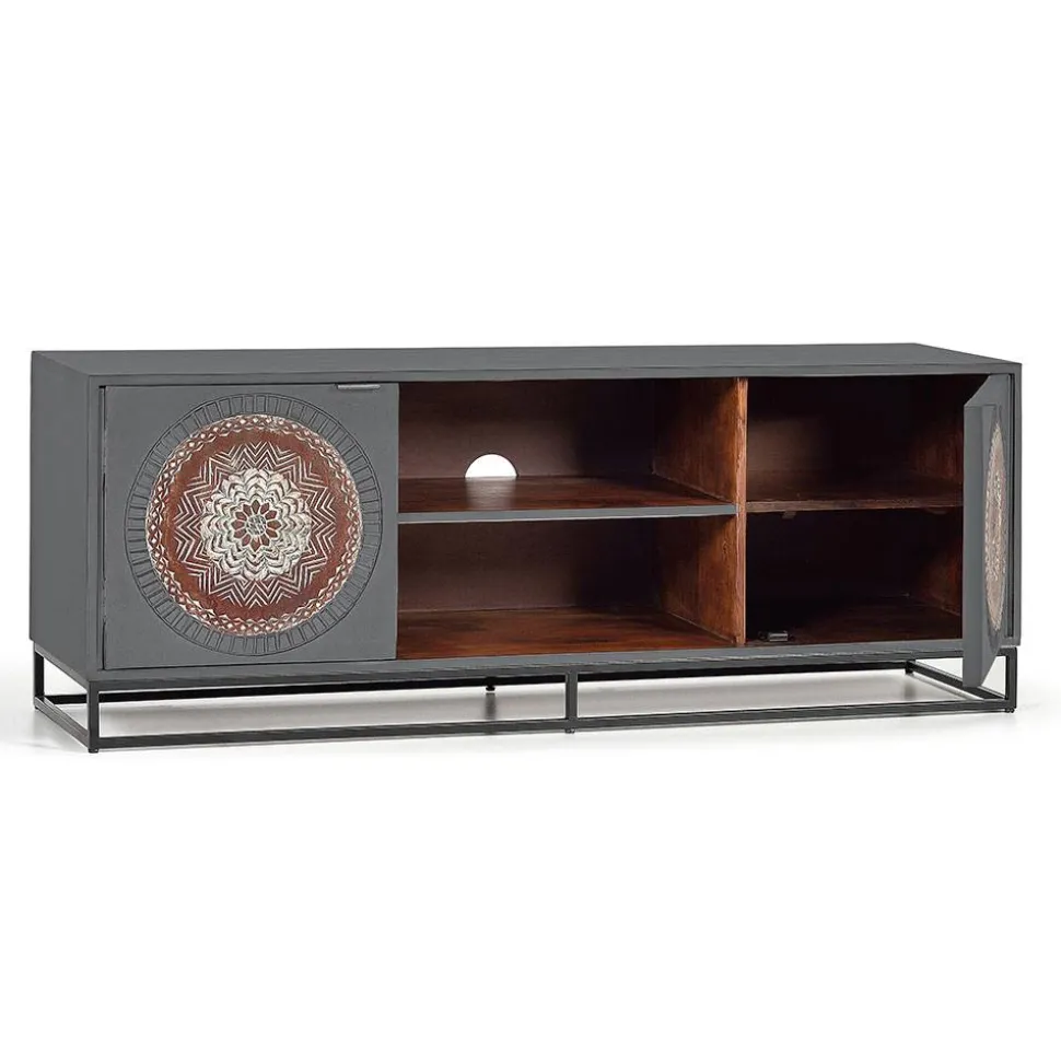 TV Lowboard - dekorativ mit Mandalas - Mesusco