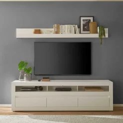 TV Lowboard & Wandboard Set - Ilana (zweiteilig)