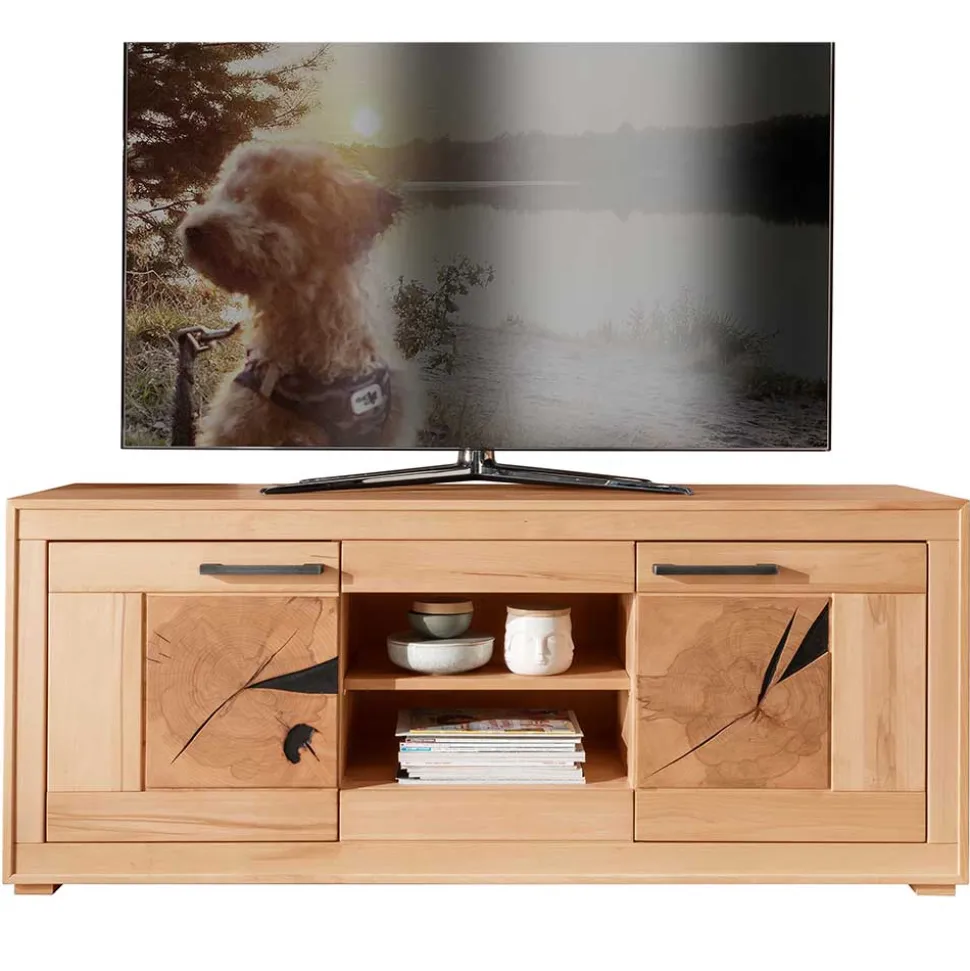 TV Lowboard aus geöltem Kernbuche Holz - Sarosca