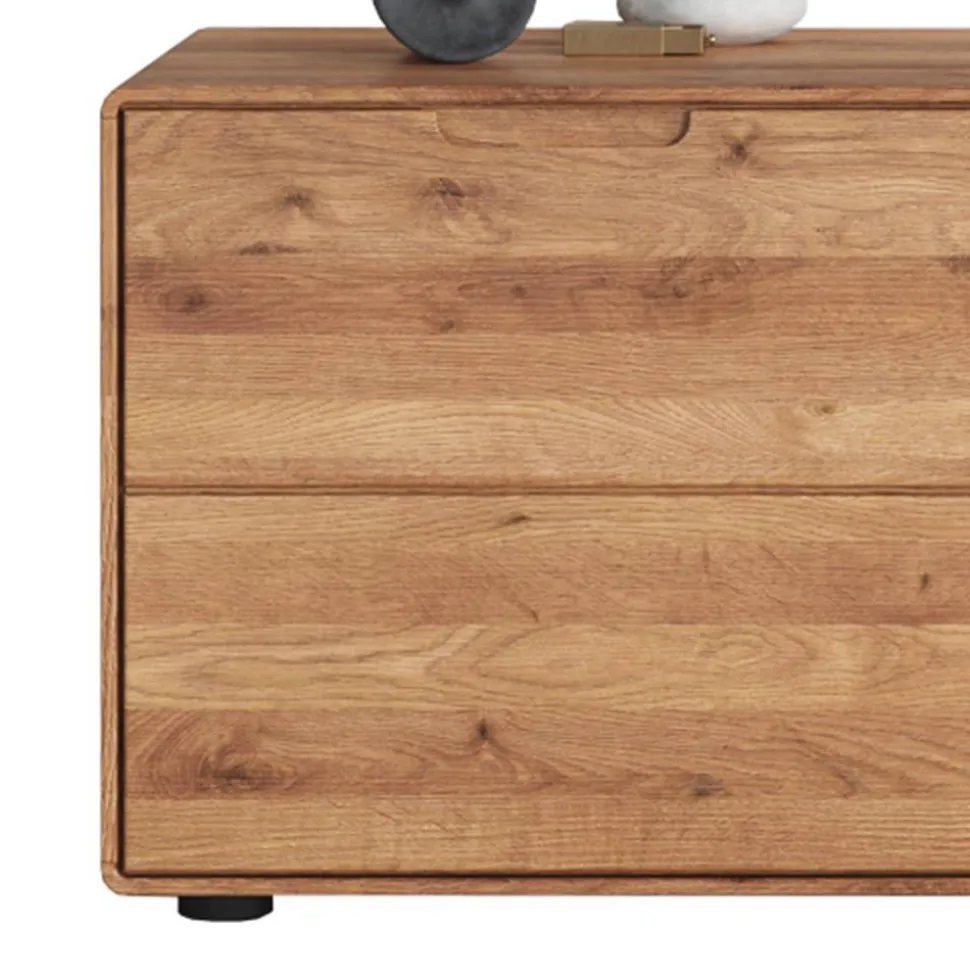 TV Lowboard aus Massivholz Wildeiche - Holiday