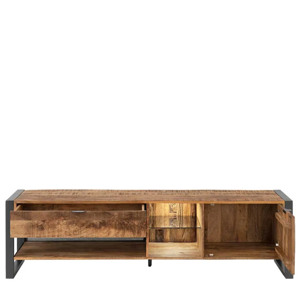TV Lowboard aus Recyclingholz & Metall - Acira